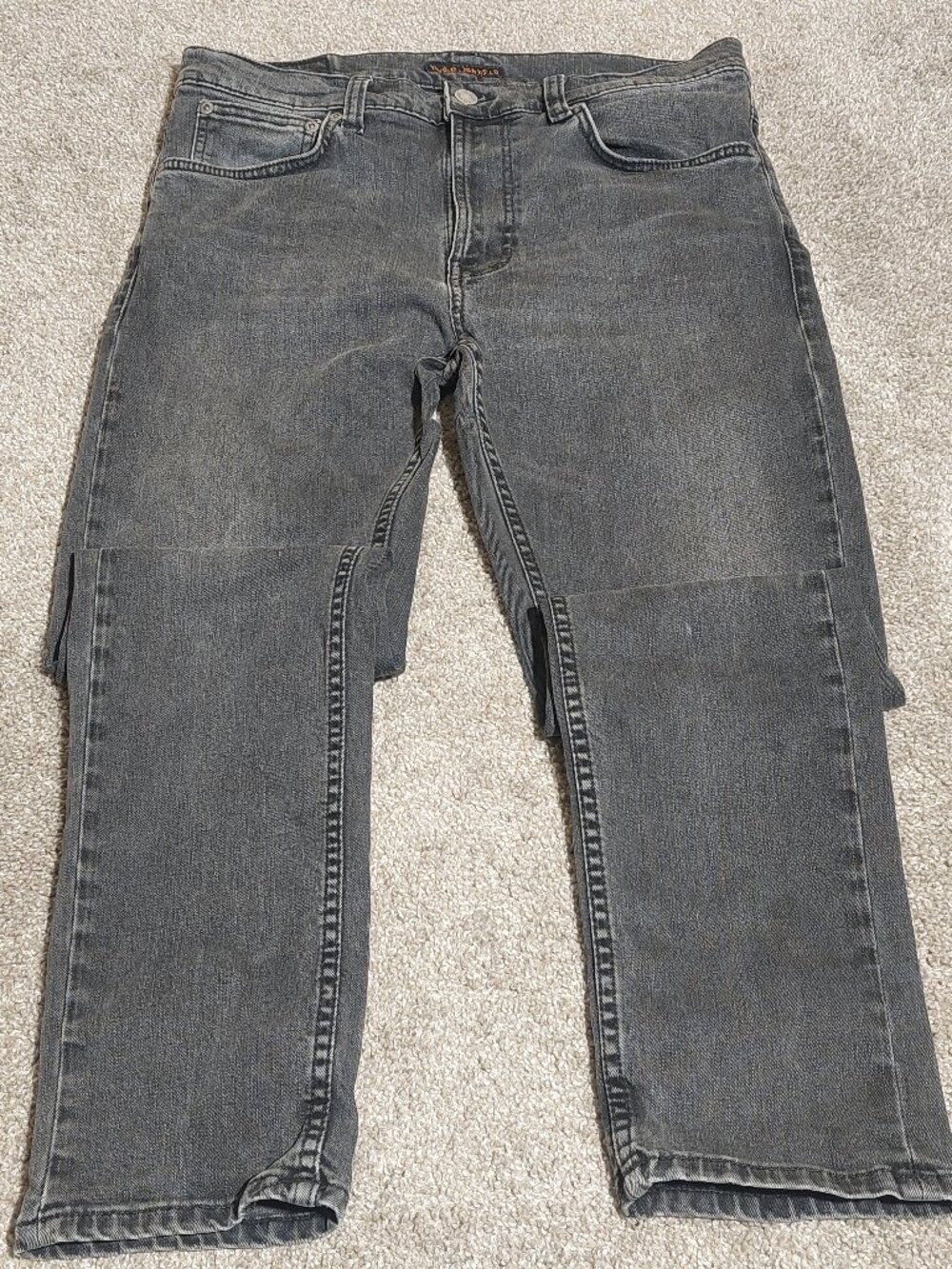 Nudie Jeans Co. Lean Dean Slim Fit Jeans - "Black Eyes" Wash size 32x30